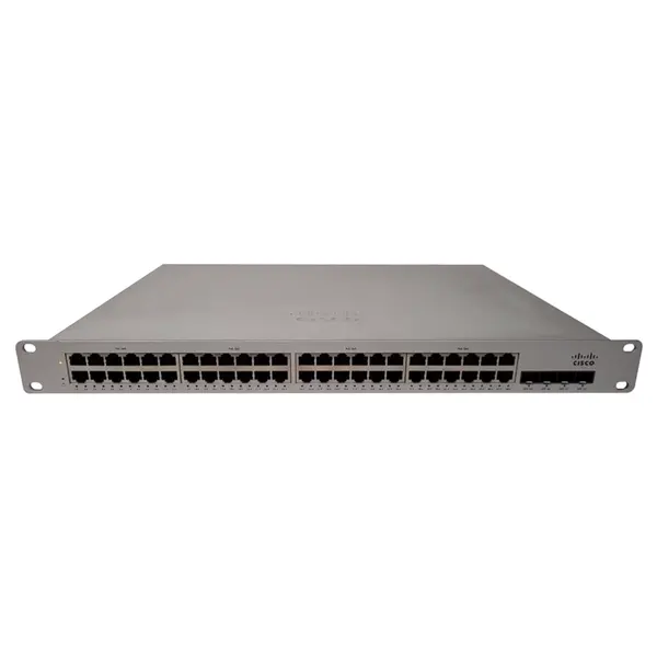 Cisco MS210-48FP-HW | Meraki MS210 Series MS210-48FP 48 x RJ-45 Ports PoE+ 10/100/1000Base-T + 4 x SFP Uplinks Ports Layer 2 ...
