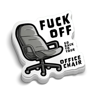 Office Chair - Hard Hat Decal