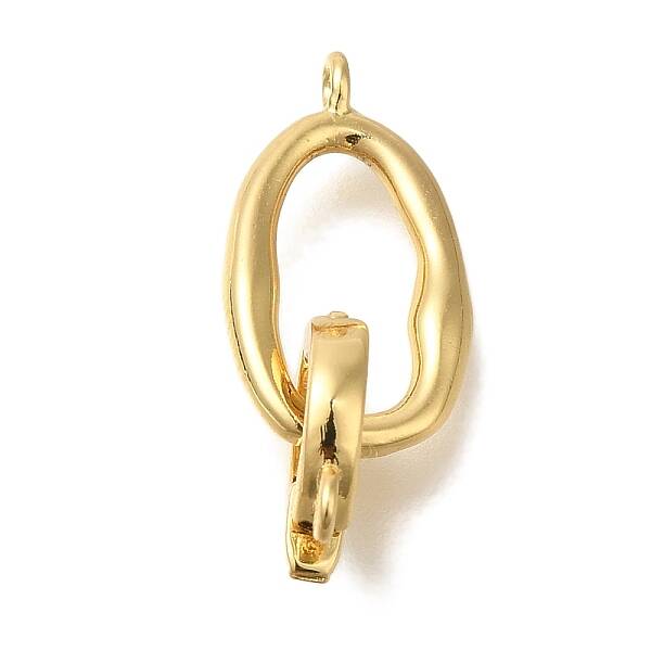 Brass Fold Over Clasps