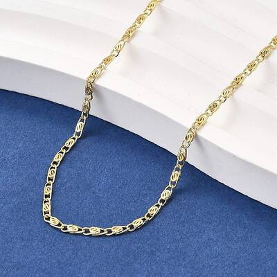 Brass Lumachina Chain Necklaces
