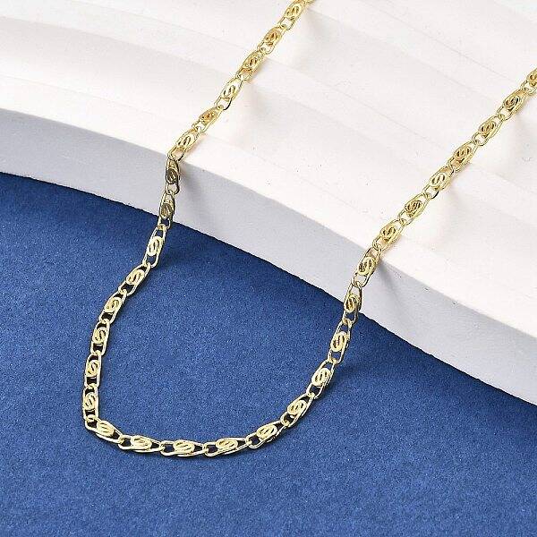 Brass Lumachina Chain Necklaces