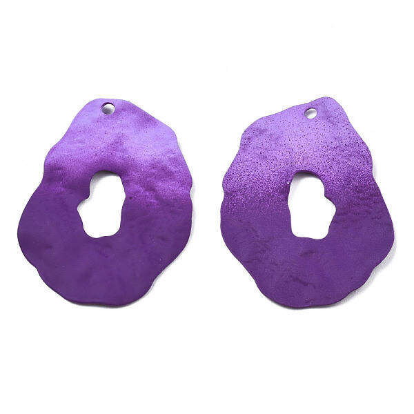 Spray Painted Iron Pendants