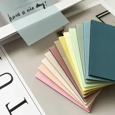 Transparent Sticky Note, 12pcs/set Waterproof Self-adhesive Translucent Sticky Note Pad, Sticky Note for Home School Office