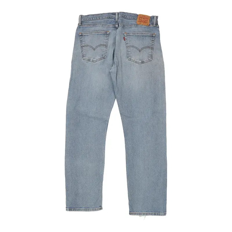505 Levis Jeans - 36W 34L Blue Cotton