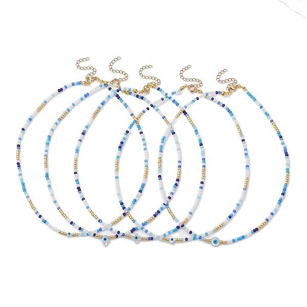 Glass Beaded Necklaces