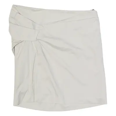 CALVIN KLEIN Womens Straight Skirt Cream Short S