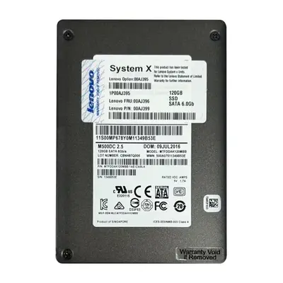 IBM 00AJ395 | 120GB Multi-Level Cell SATA 6Gb/s Hot Swappable 2.5-Inch Solid State Drive
