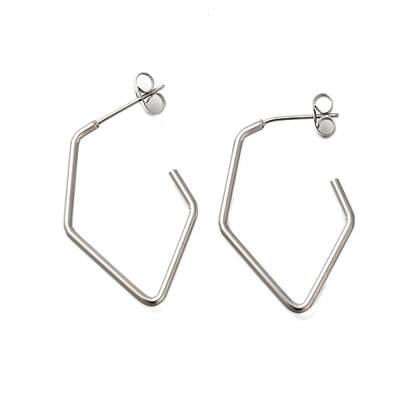 304 Stainless Steel Stud Earrings for Women