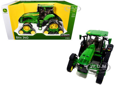 John Deere 8RX 340 Track-Type Tractor Green Prestige Collection 1/16 Diecast Model by ERTL TOMY
