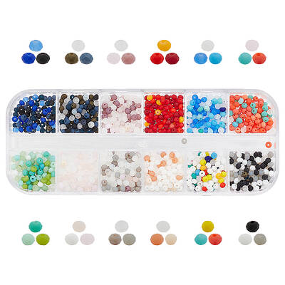 Faceted Glass Beads