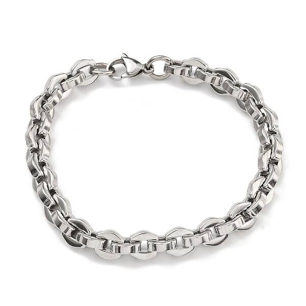 304 Stainless Steel Link Chain Bracelets