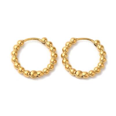 Brass Hoop Earrings