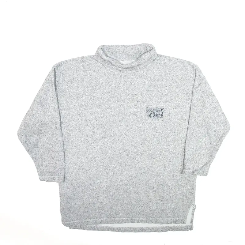 S OLIVER Keep Care Of Doggy Grey High Neck Sweatshirt Mens M
