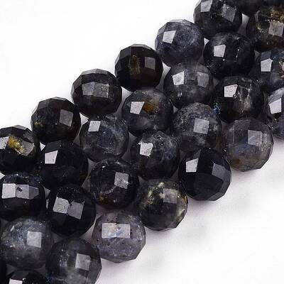 Natural Cordierite/Iolite/Dichroite Beads Strands
