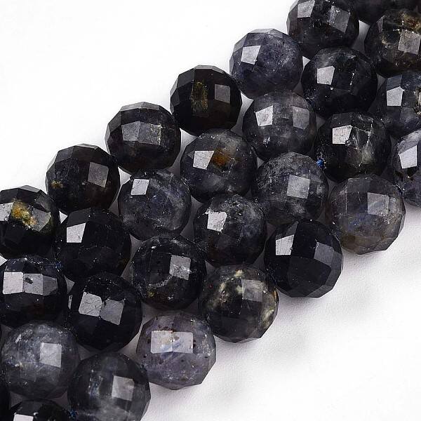 Natural Cordierite/Iolite/Dichroite Beads Strands