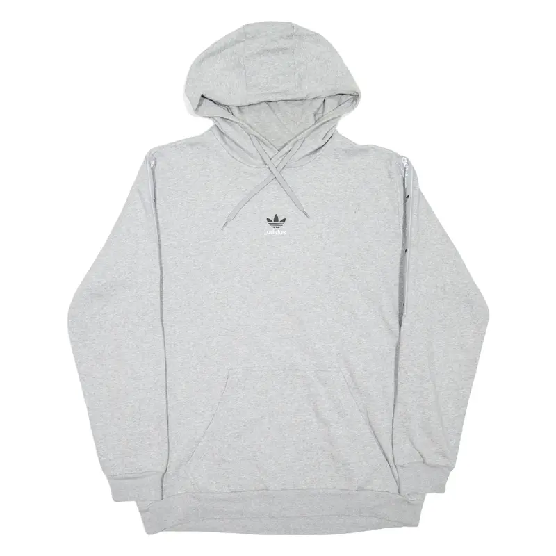 ADIDAS Mens Grey Hoodie XL