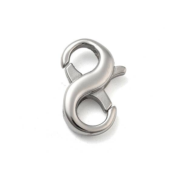 304 Stainless Steel Spring Gate Rings. 8-Shaped