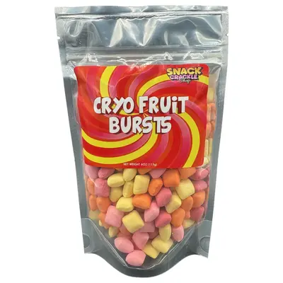 Freeze Dried Fruit Bursts Candy- Original 8oz Snack Sweet Bonbon Bite Candies