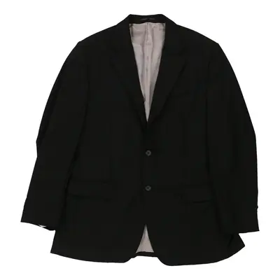 Aquascutum Blazer - 2XL Black Wool