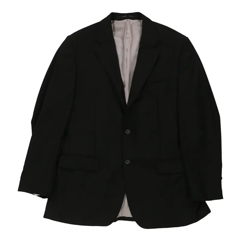 Aquascutum Blazer - 2XL Black Wool