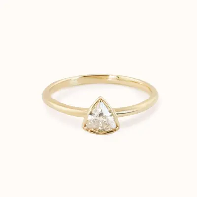 Trillion Diamond Ring