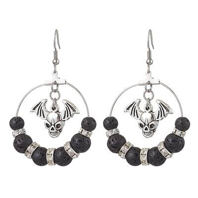 Brass with 304 Stainless Steel Dangle Earring