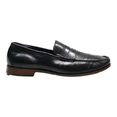 COLE HAAN Loafer Shoes Black Leather Mens UK 10