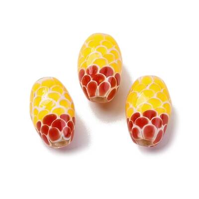 Two Tone Handmade Lampwork Beads