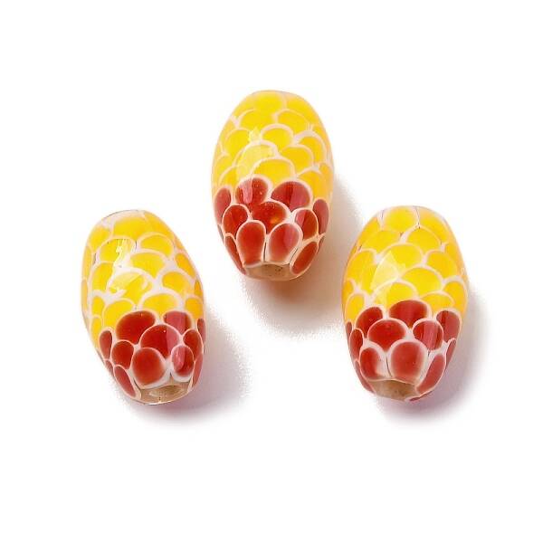 Two Tone Handmade Lampwork Beads