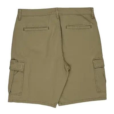 Wrangler Cargo Shorts - 33W 10L Beige Cotton | Size: 33″ waist