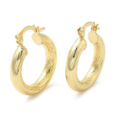 Rack Plating Brass Hoop Earrings