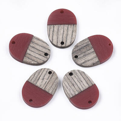Resin & Wenge Wood Links connectors