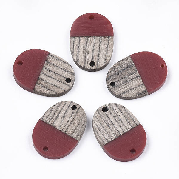 Resin & Wenge Wood Links connectors