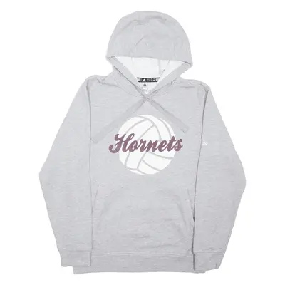 ADIDAS Hornets Volleyball Hoodie Grey Pullover Womens S