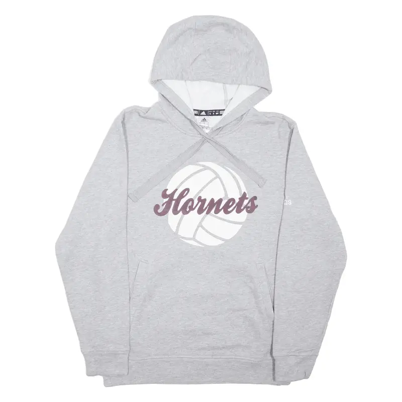 ADIDAS Hornets Volleyball Hoodie Grey Pullover Womens S