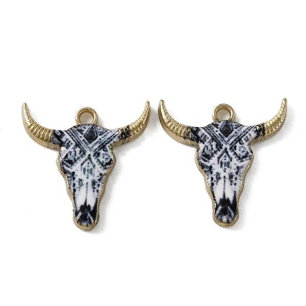 Zinc Alloy Enamel Pendants