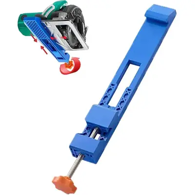 Adjustable Cutting Machine Base Guide, Electric Circular Saw Milling Positioning Clamp, Precision Wood Cutting Guide, Circula...