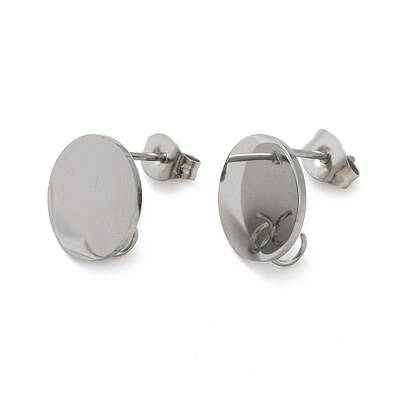 304 Stainless Steel Stud Earring Findings