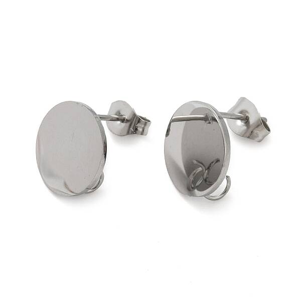 304 Stainless Steel Stud Earring Findings