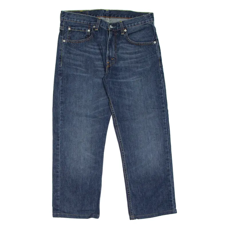 LEVI'S 752 Jeans Mens Blue Regular Straight W32 L25