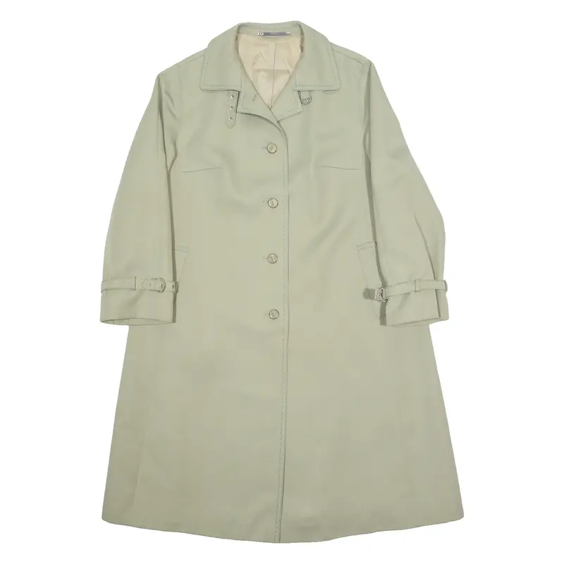 VALMELINE Womens Trench Coat Beige 90s M