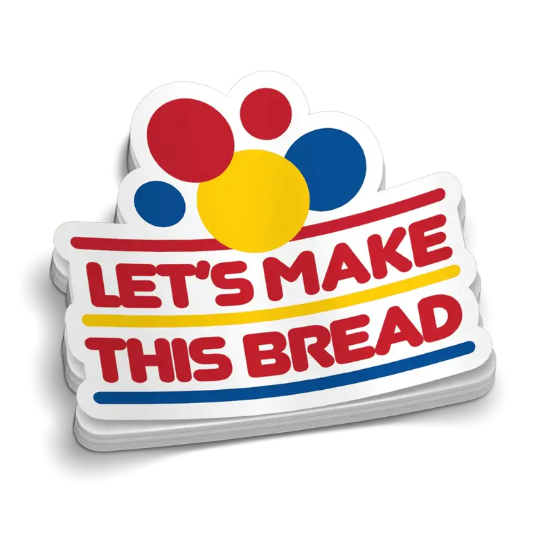 Make This Bread Hard Hat Decal