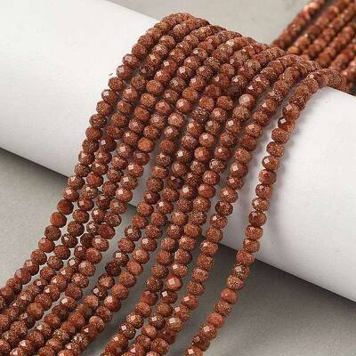 Synthetic Goldstone Beads Strands