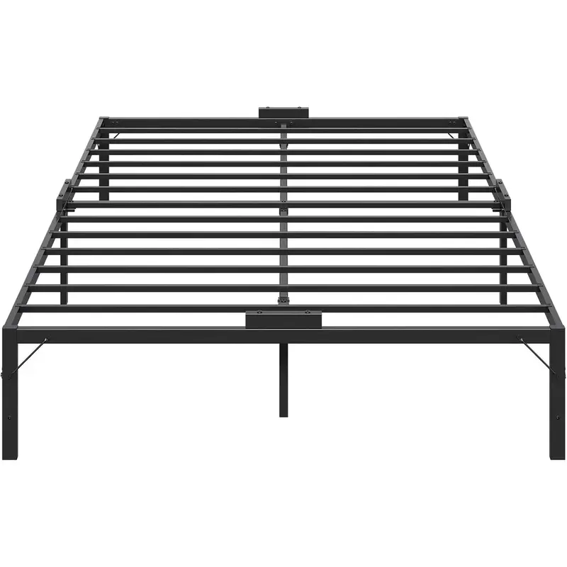 WLIVE Modern Queen Bed Frame, Metal Platform Bed Frame, Sturdy Bed Frame Queen Size with Storage Space Under Bed, Suitable fo...