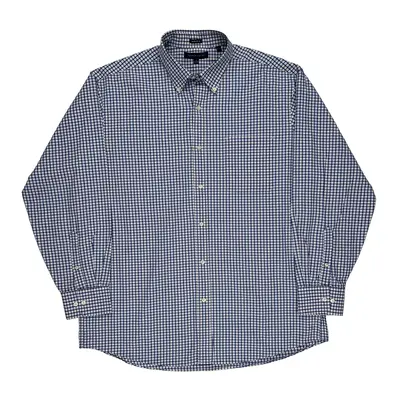 Tommy Hilfiger Checked Shirt - XL Blue Cotton | Size: x-large
