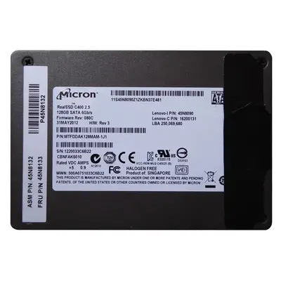 45N8132 Lenovo 128GB Multi-Level Cell SATA 6Gb/s 2.5-Inch Solid State Drive