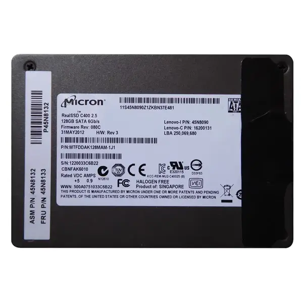 45N8132 Lenovo 128GB Multi-Level Cell SATA 6Gb/s 2.5-Inch Solid State Drive