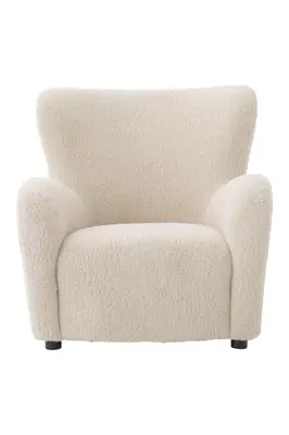 Cream Wingback Lounge Chair L | Eichholtz Svante