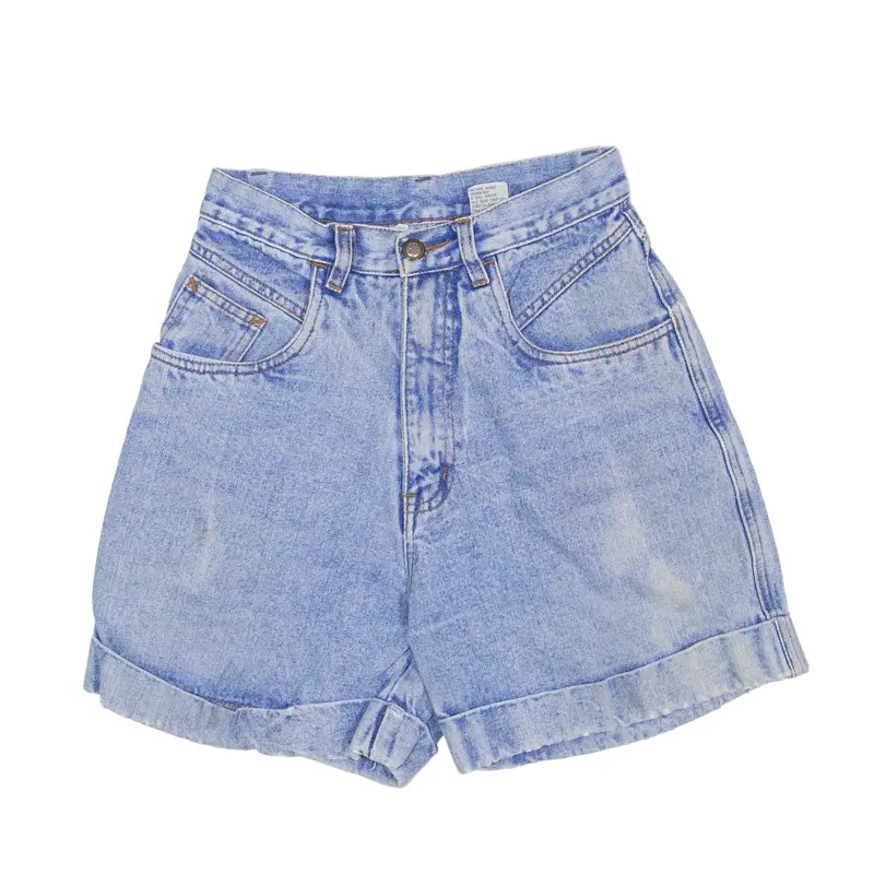 BB PETITES Denim Shorts Blue Regular Womens XXS W24
