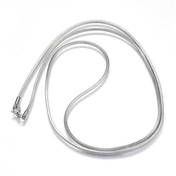 Non-Tarnish 304 Stainless Steel Snake Chain Necklaces